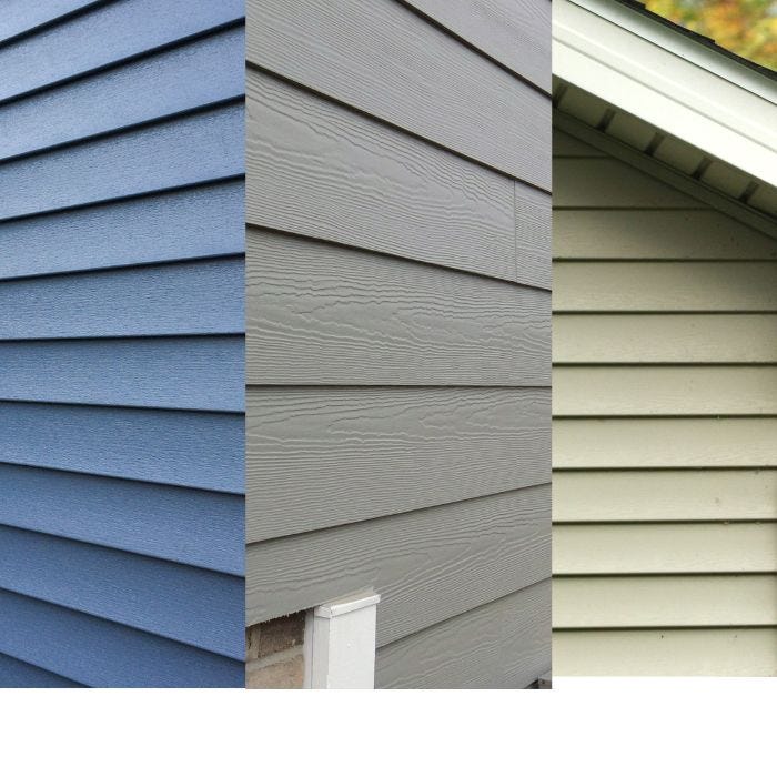 Least expensive exterior siding