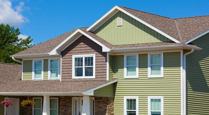 Inexpensive exterior siding